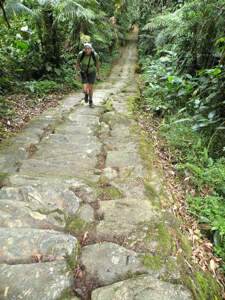 ciudad perdida colombia steps