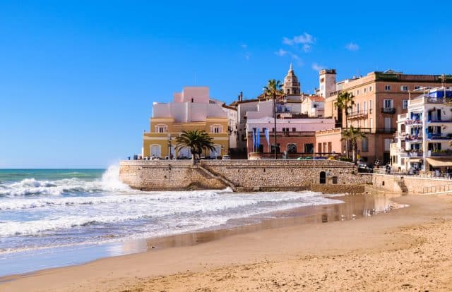 Beach at Sitges Spain