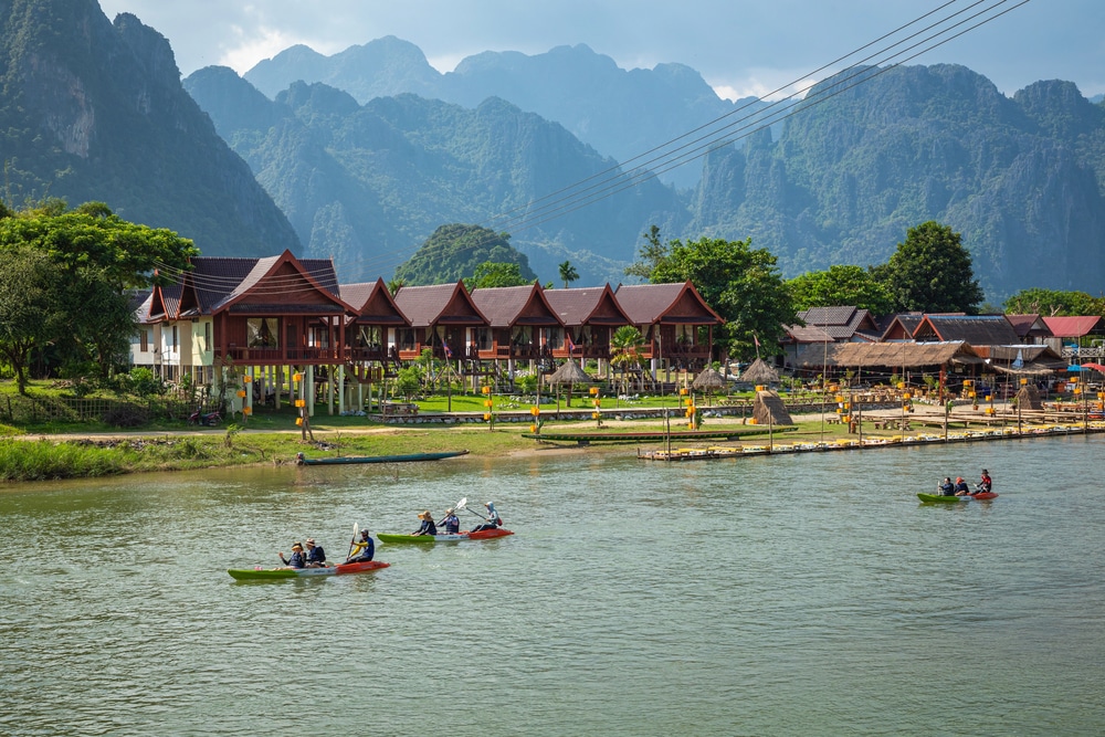 Vang Vieng the river