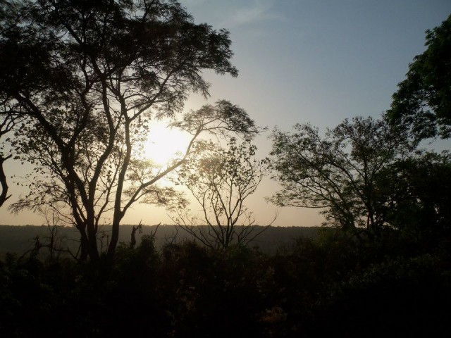 Dusk on my way to Conakry