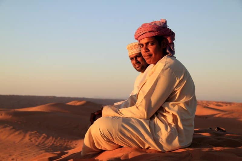 Omaniti a Wahiba Sands