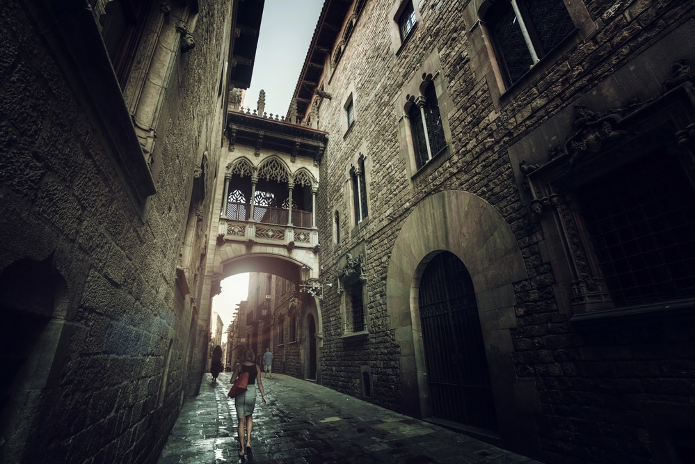 Gothic Quarter in Barcelona