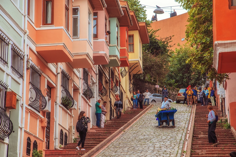 Balat area in Istanbul