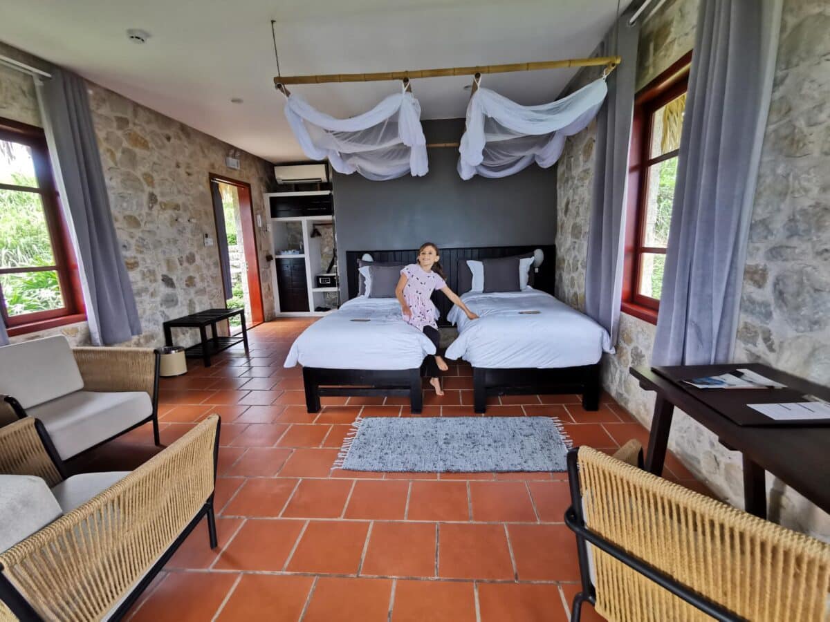 bedroom at Sapa ecolodge