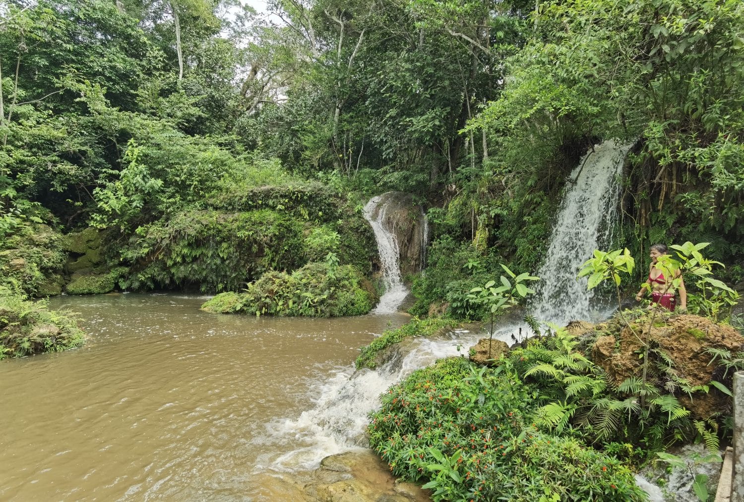 Estância Mimosa water falls