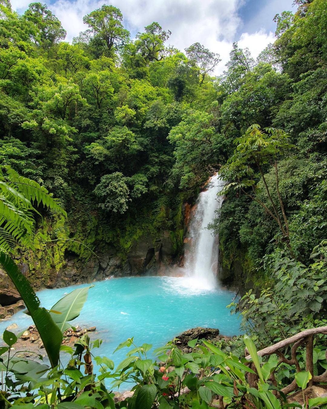 Rio Celeste Waterfall Costa Rica