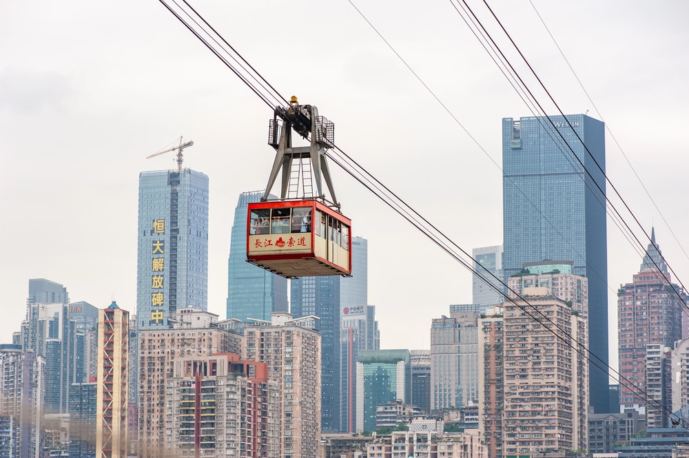 Yangtze River cable car