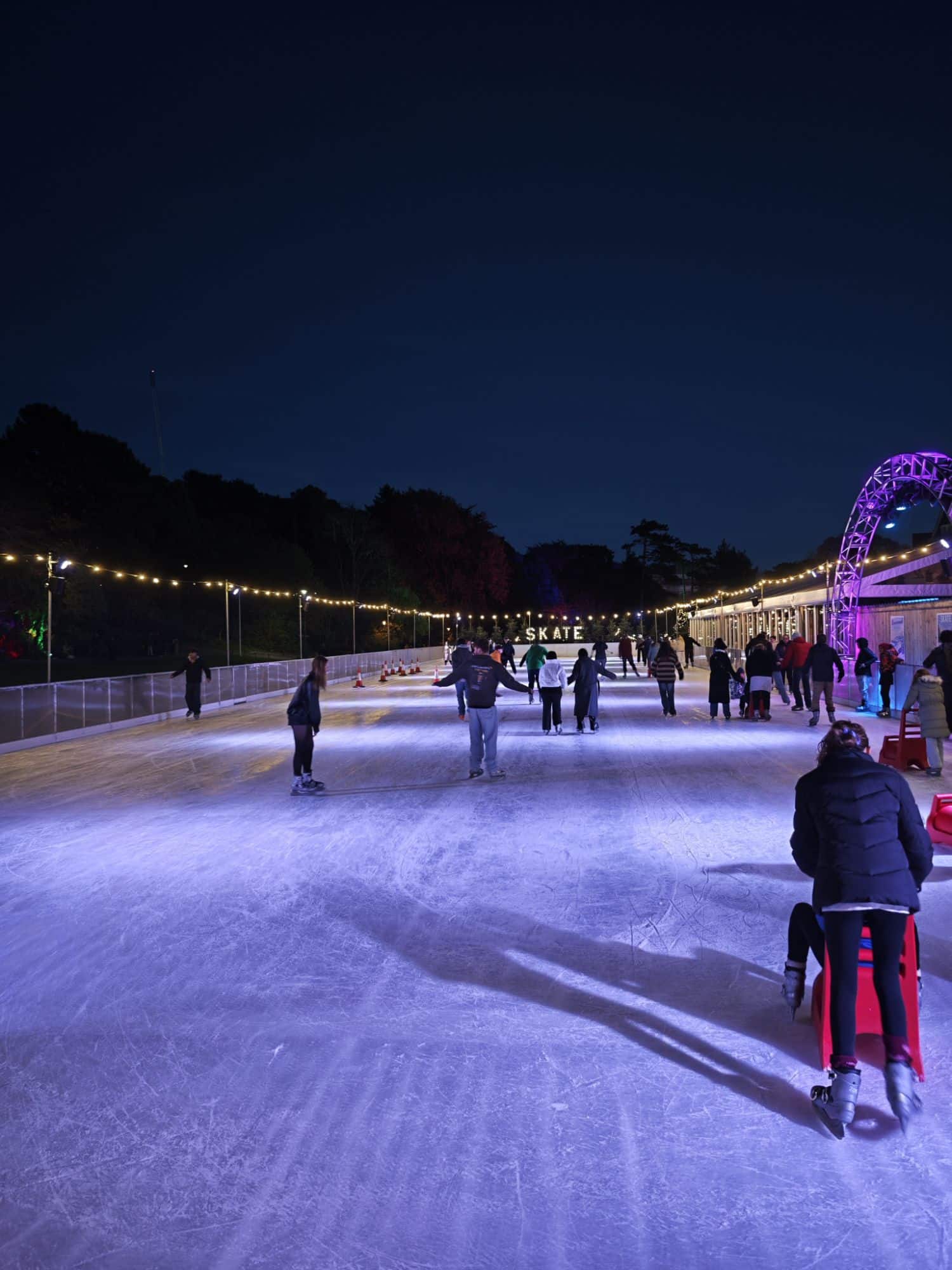 Ice Skating in Bournemouth the rink