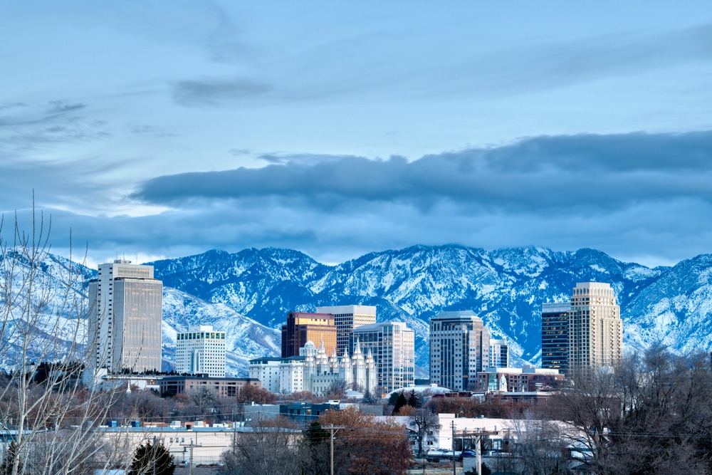 Salt Lake city winter