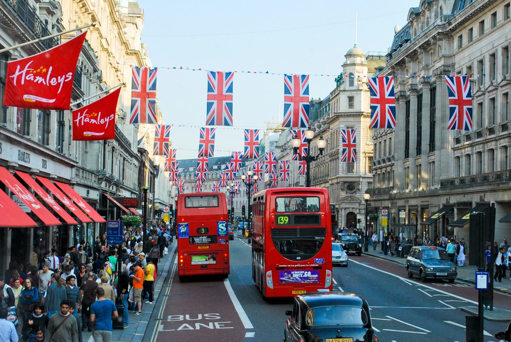 Oxford Street in London