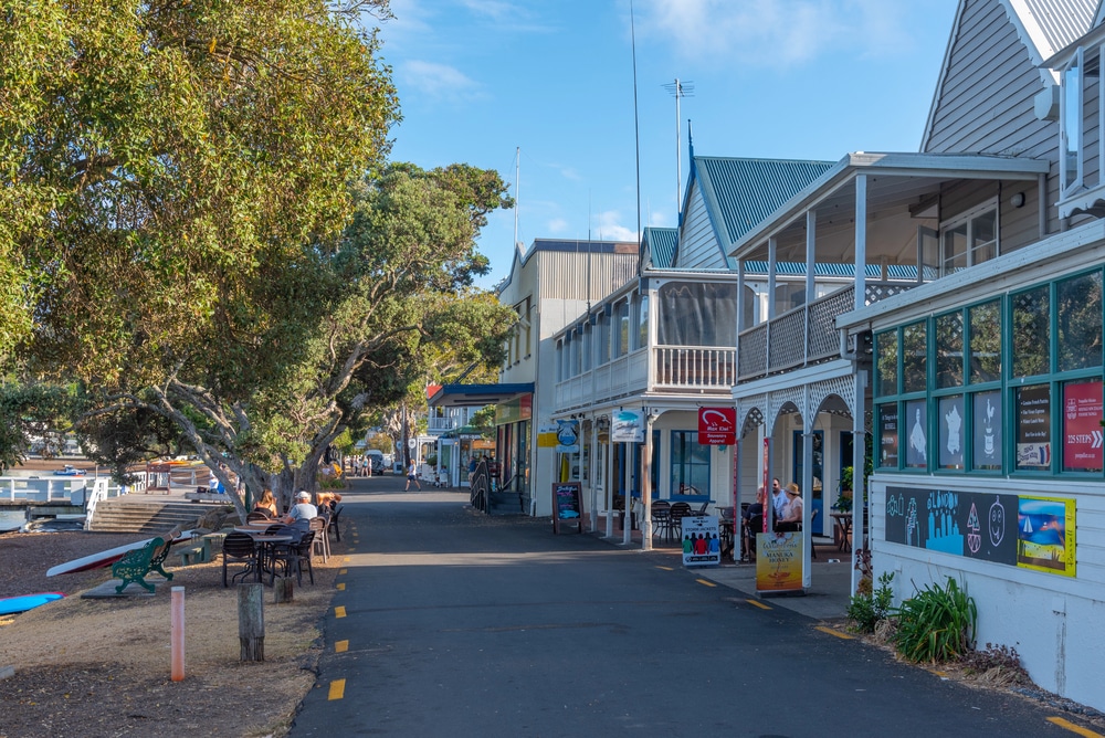 Russell in Bay of Islands in Northern New Zealand