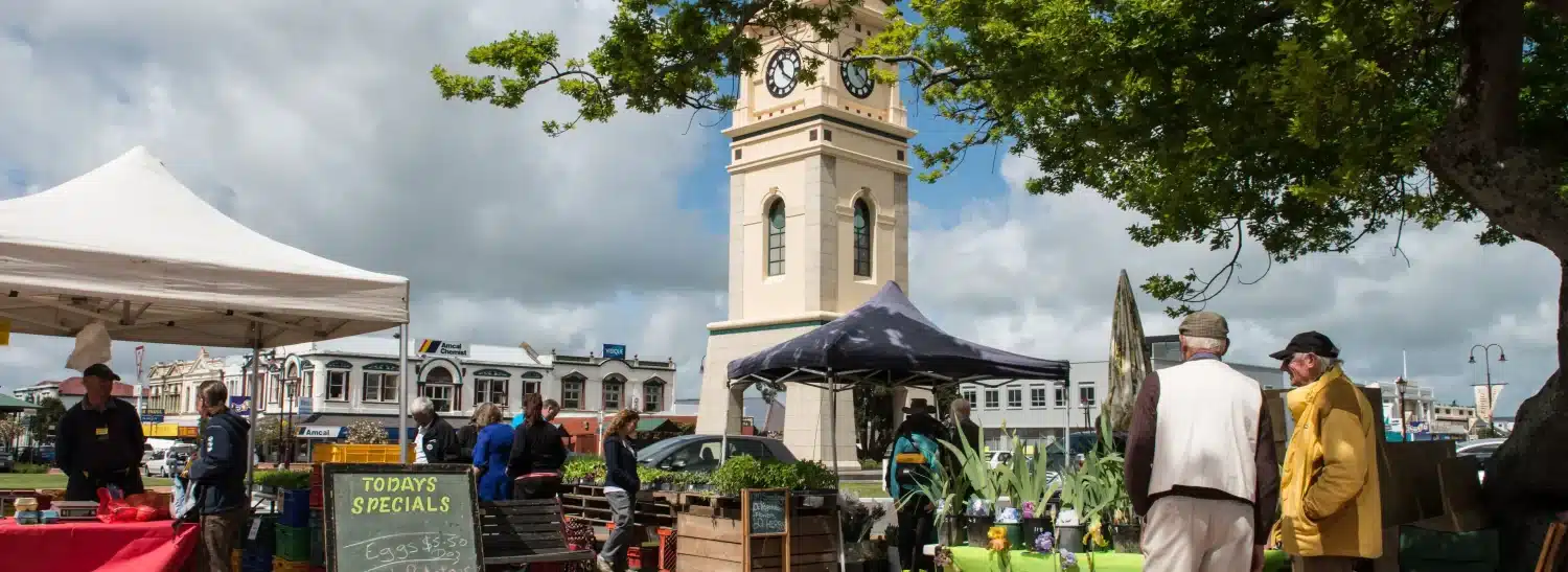 Feilding Farmers’ Market in New Zealand