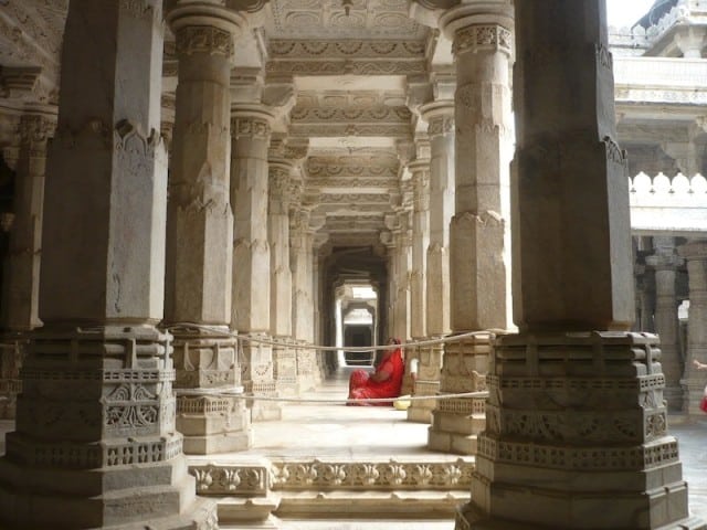 The Jain Temple's pillars